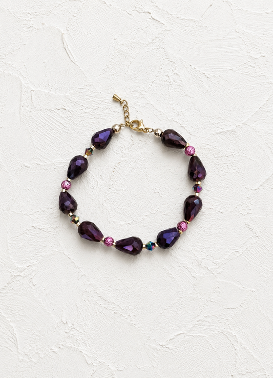 Purple aura celestial bracelet