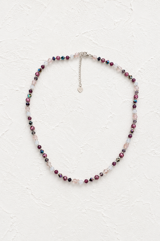 Purple aurora necklace