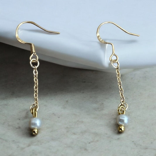 Gigi fresh water pearl drip earrings