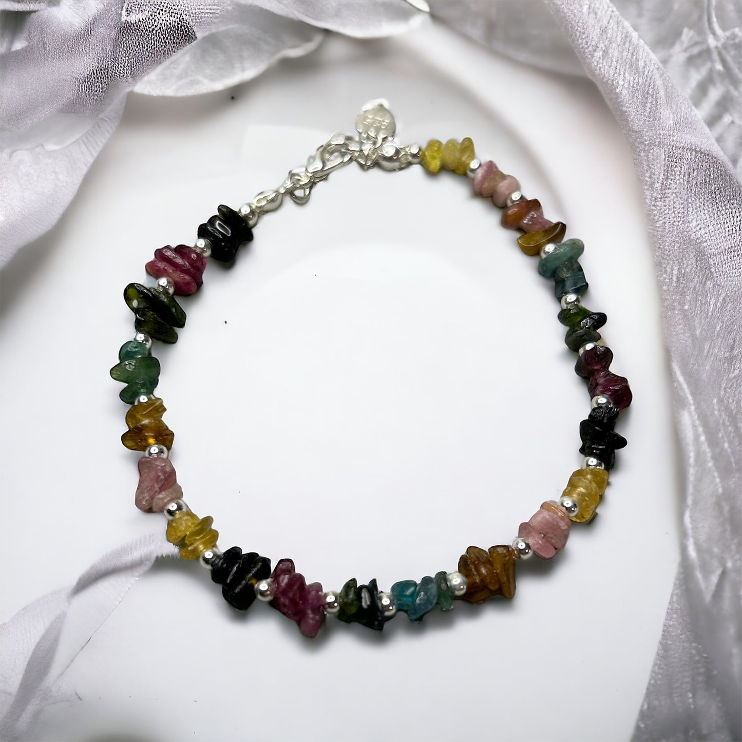 Watermelon Tourmaline bracelet