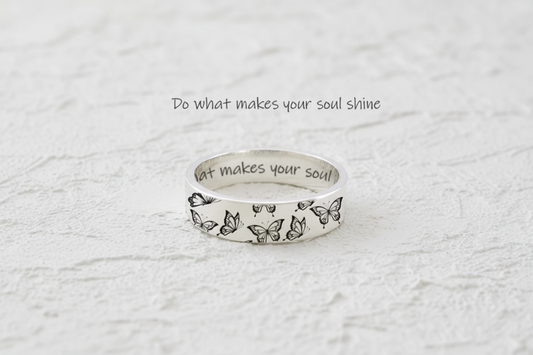 Butterfly ring size 10