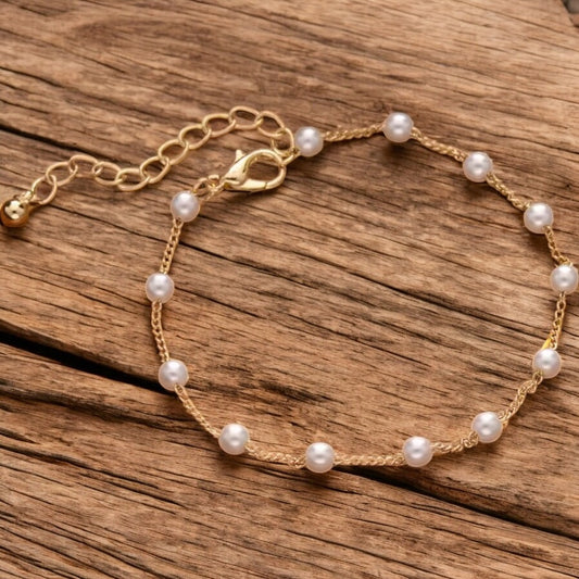 Heart double chain 925 silver bracelet