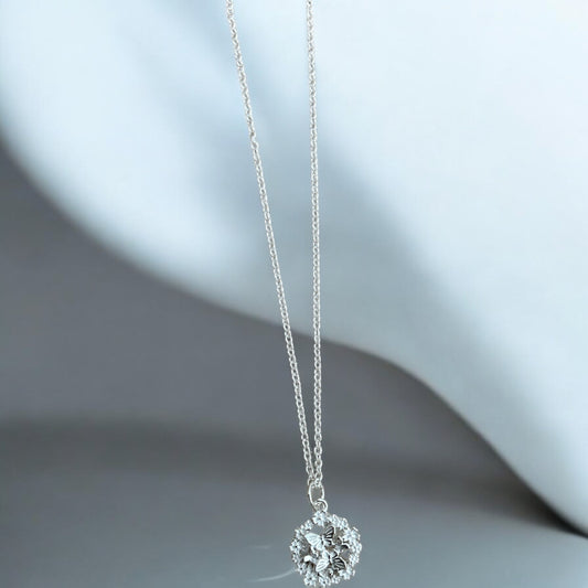Butterfly 925 silver necklace
