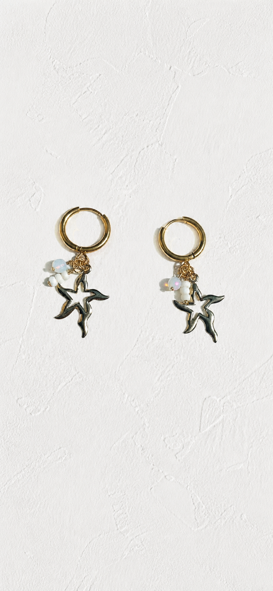 Summer star earrings