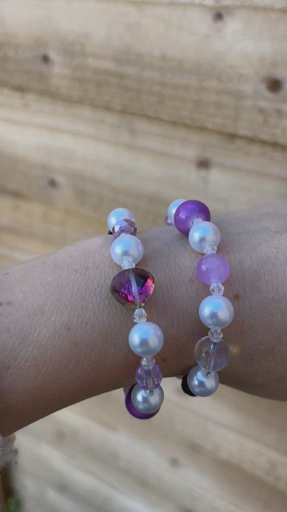 Plum princess bracelet